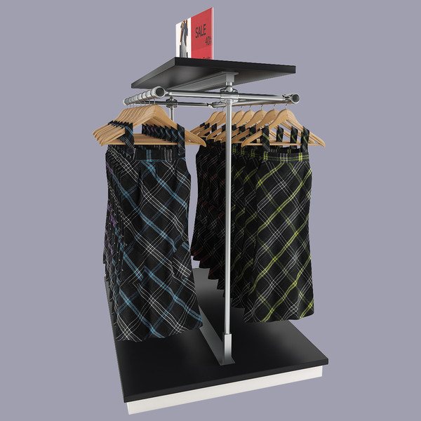 max female dresses rack - Female Detailed Dress Rack by 3dlittlebee